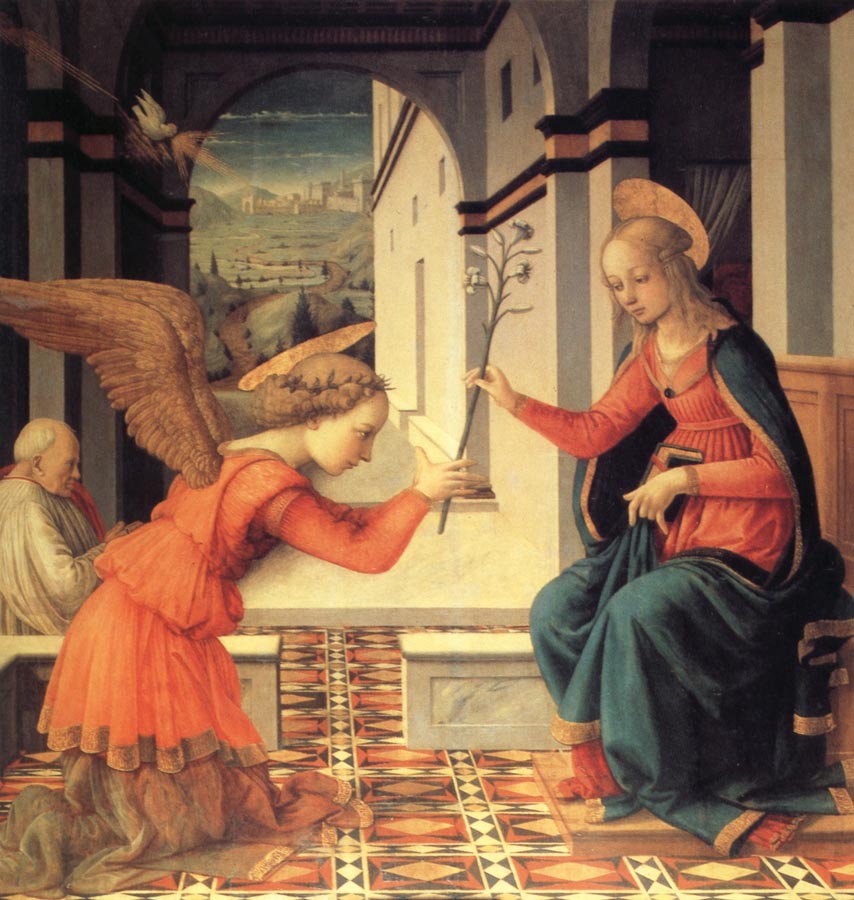 The Annunciation with Donor